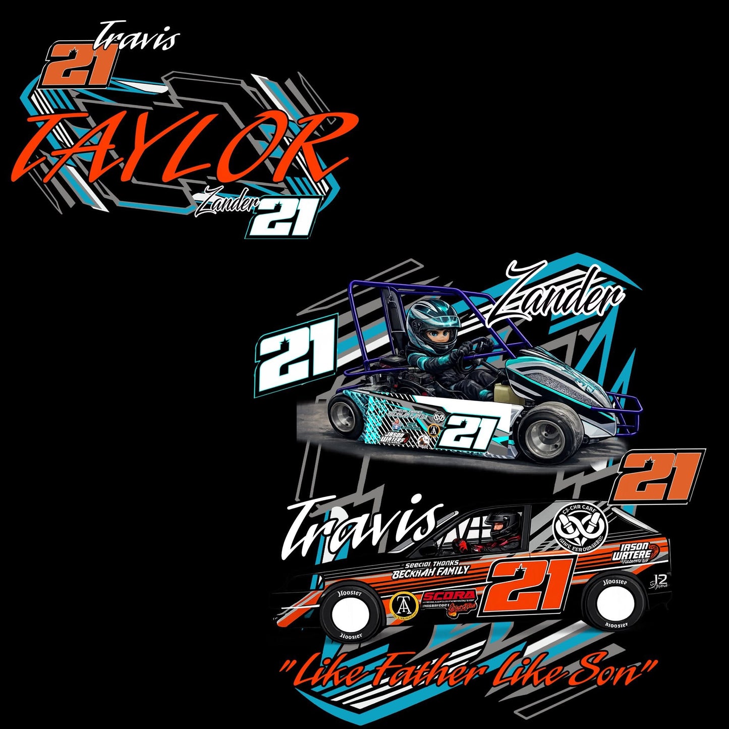 Travis & Zander Racing Apparel